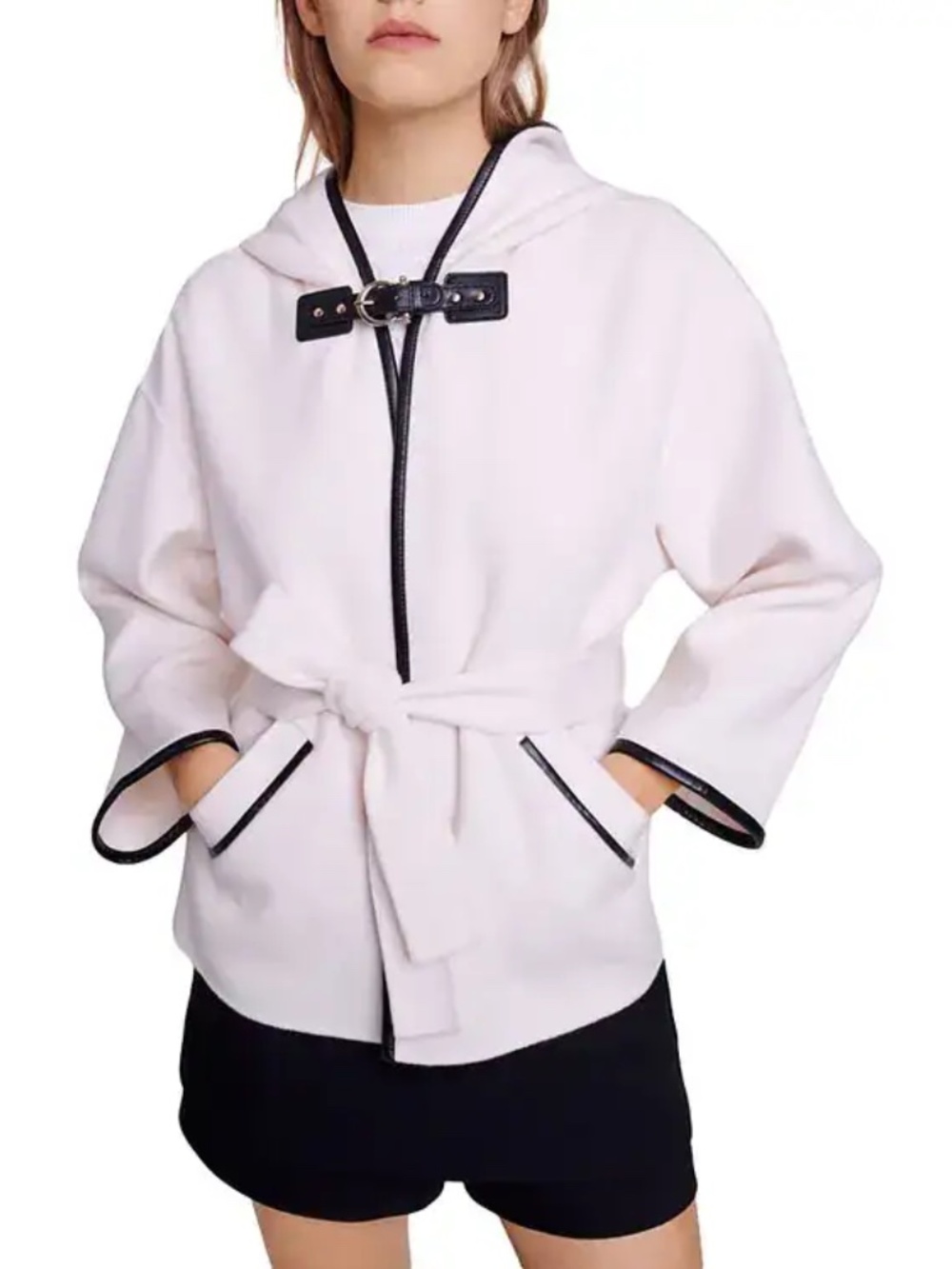 Grusan Piped Cape Coat